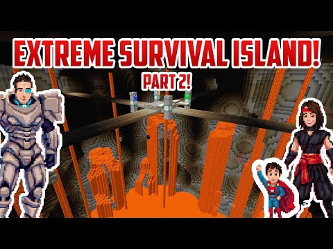 Minecraft EXTREME ISLAND! PART 2!