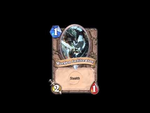 Worgen Infiltrator sounds - Hearthstone