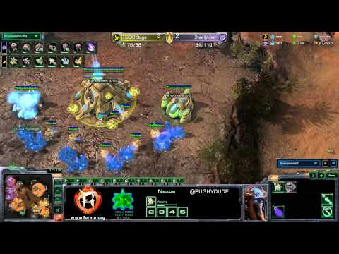 HoTS Showmatch ROOT Sage v VPBenQ Slivko G6 Starcraft 2 Pughy