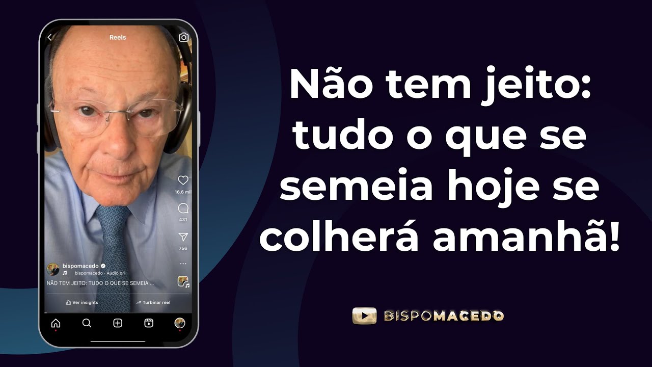 Não tem jeito: tudo o que se semeia hoje se colherá amanhã! - Meditação Matinal 13/10/24