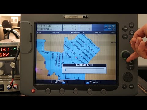 Raymarine E120 Backlight Repair Part 1