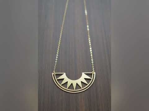 Golden 925 sterling silver gold plated cycle cute minimal pe...