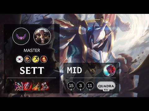Sett Mid vs Yone - KR Master Patch 12.4