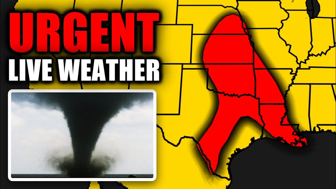🔴 LIVE - TORNADO COVERAGE - With Storm Chasers On The Ground...