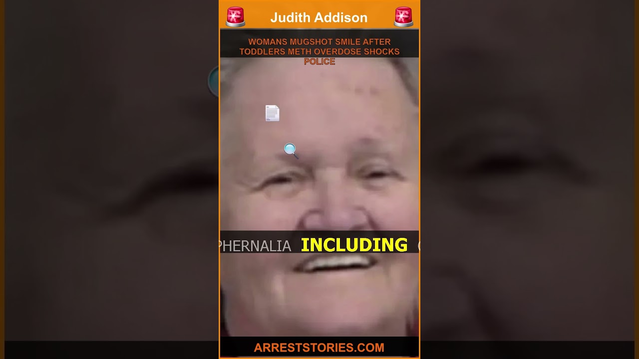 WOMANS MUGSHOT SMILE AFTER TODDLERS METH OVERDOSE SHOCKS POLICE
