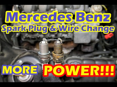How To Replace SPARK PLUGS And IGNITION WIRES– Mercedes Benz S Class S500 W220 - GET MORE POWER!