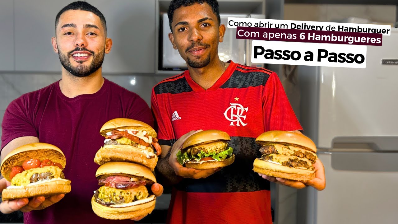 Vamos abrir um DELIVERY de HAMBURGUER em casa/ Mostrei todos os passos- Serie DELIVERY DO ZERO