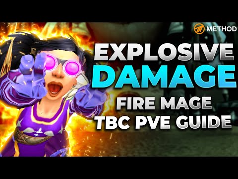 THIS SPEC CAN DO EVERYTHING!! - Classic Burning Crusade TBC Fire Mage PVE Guide