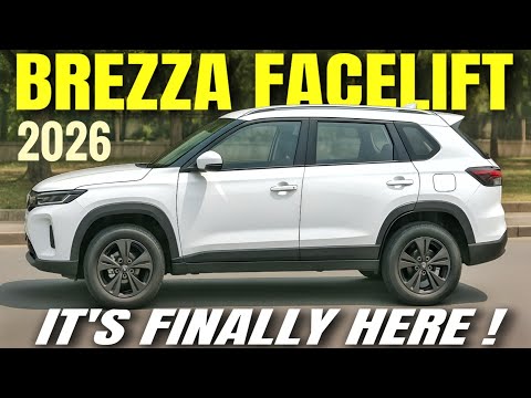 New Maruti Brezza Facelift 2026 - It's Here! | New Brezza Facelift 2025 Launch Date in India