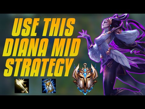 DIANA MID - How To Carry At Any Elo - Use This Diana Mid Strategy