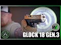 Страйкбольный пистолет (WE) GLOCK 18 Gen.3 Бронза с гравировкой w/ LED Box