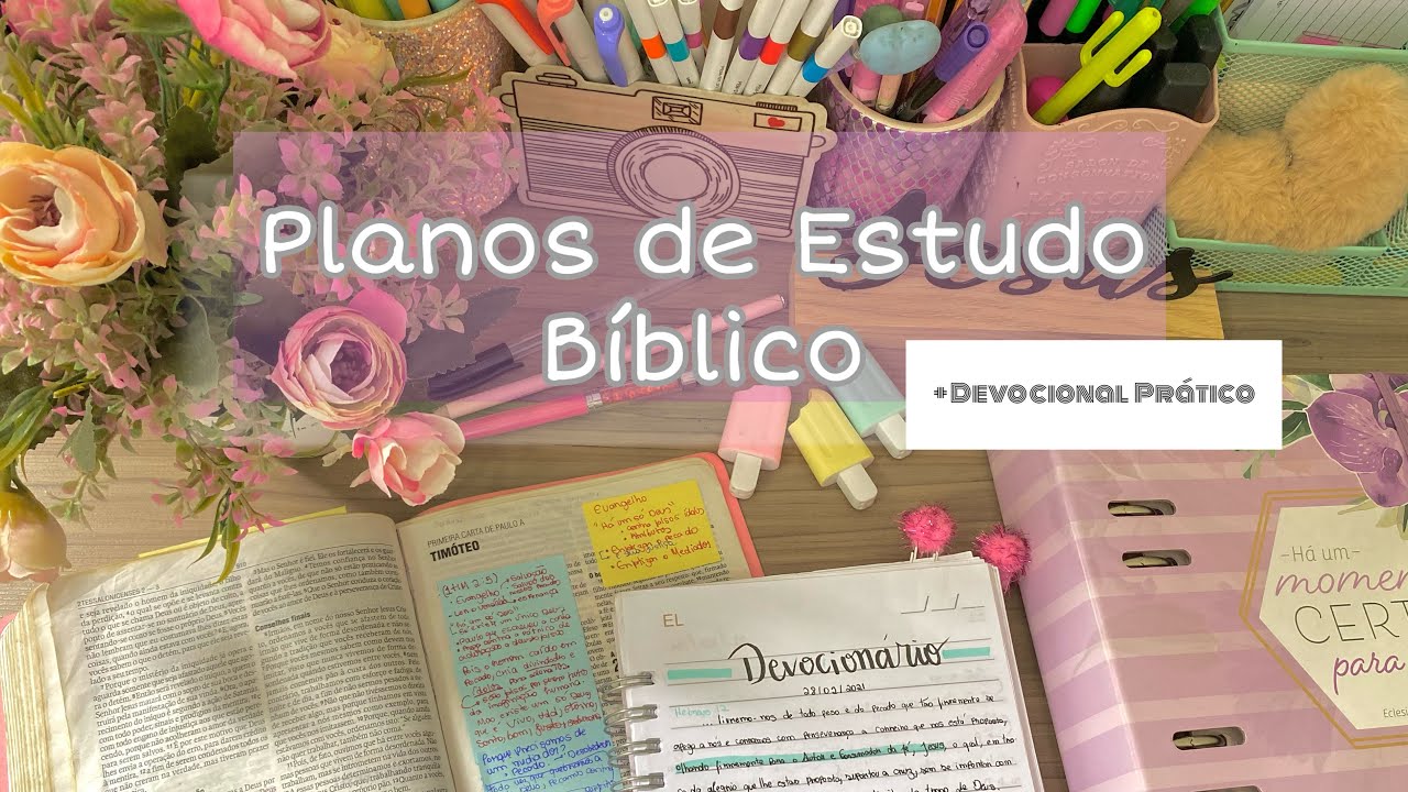 Comece Já um Plano de Estudo Bíblico! | Planos gratuitos + Devocional para o dia dia