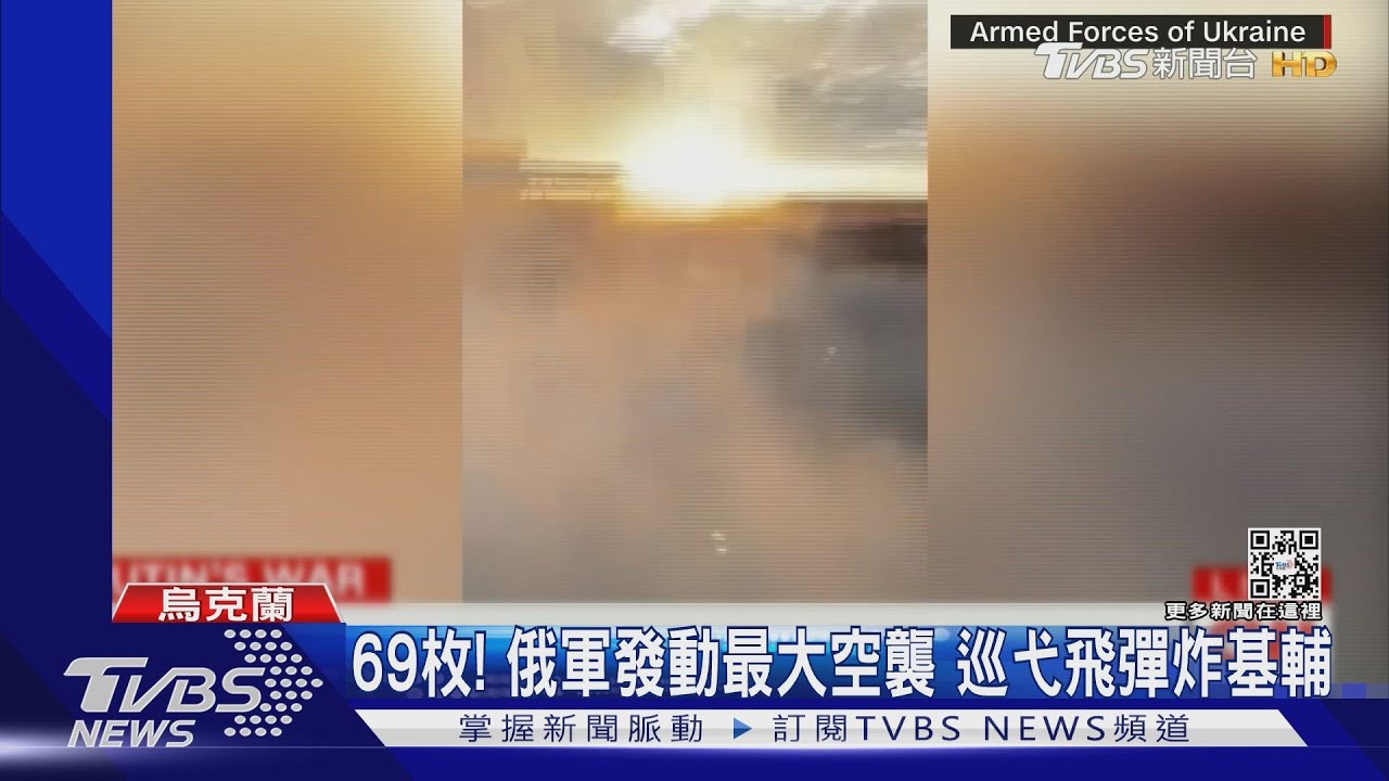 69枚飛彈!俄軍發動最大空襲 烏克蘭人直擊巡弋飛彈炸基輔