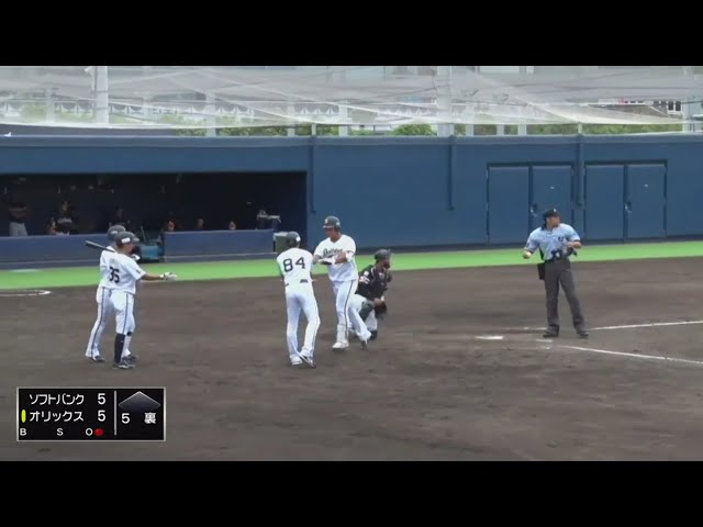 【ファーム】打たれたら打ち返す‼ バファローズ・頓宮 同点2ランHR‼ 2019/6/14 B-H(ファーム)