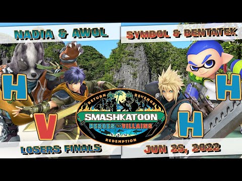 NadiA & AWOL (Y) vs. Symbol & Bentatek (B) - Losers Finals - Smashkatoon 60