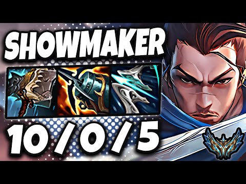DK ShowMaker Yasuo vs Jayce [ MID ] Patch 13.19 Korea Challenger ✅