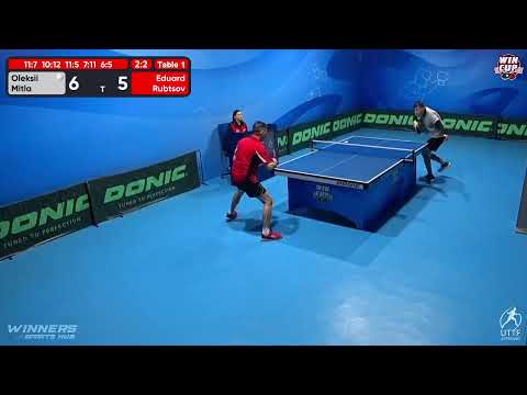 19:30 Oleksii Mitla 3-2 Eduard Rubtsov West 5 WIN CUP 17.12.2022 | TABLE TENNIS WINCUP