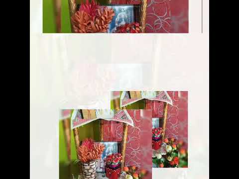 #Paper crafts# lavender flowers with paper.#Sayani's Craft