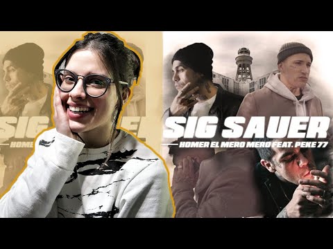 (REACCIONO) HOMER EL MERO MERO ft. PEKEÑO 77 - SIG SAUER (prod. Negro Dub) 🔥