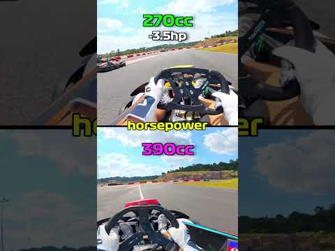 270cc vs 390cc kart - what's the difference?