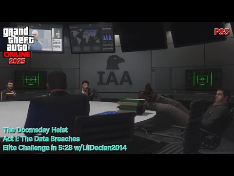GTA 5 Online 2025: Act I: The Data Breaches|Elite Challenge in 5:28 w/LilDeclan2014