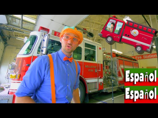 Vídeo relacionado con Blippi BLP0159 Truck-Fun Freewheeling Características Que Incluyen 3 Bomberos y Perros de Bomberos, Sonidos y Frases, vehículos educativos para niños pequeños y niños pequeños, Rojo