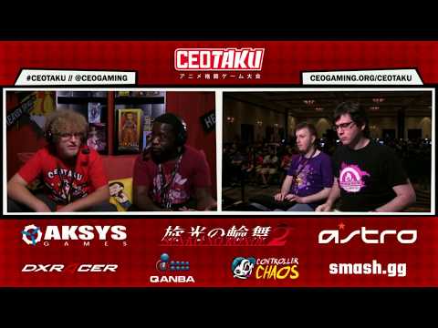 CEOTAKU 2017 MBAACC Top 4 - GREATS vs MOLTYBLEED