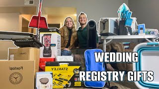WEDDING REGISTRY ESSENTIALS | OPENING OUR WEDDING REGISTRY GIFTS