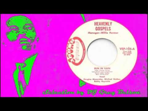 Gospel Funk 45 - Heavenly Gospels - 'Run in vain'