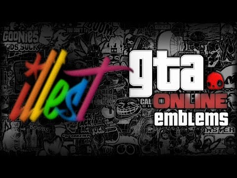 GTA V - illest - Custom Crew Emblem Tutorial ( Grand Theft ...