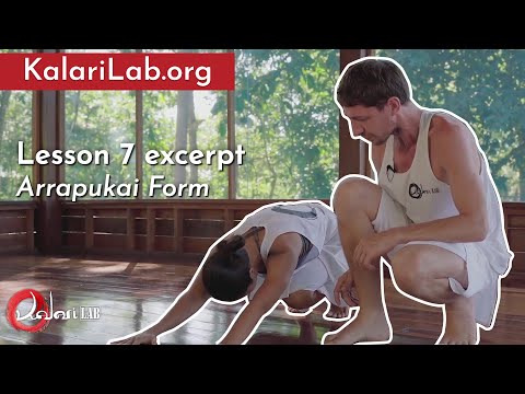 Kalaripayattu Training - Lesson 7 excerpt: Arrapukai Form by KalariLab.org