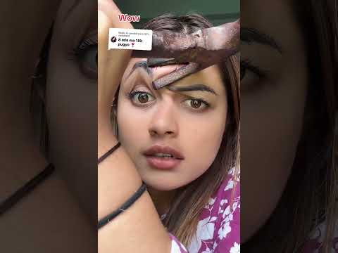 POV: Creating the viral forehead art with 5 shades! 🎨🌟#fypシ