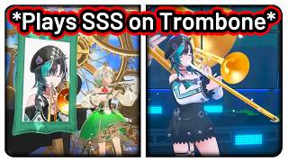 Chihaya Played SSS on Trombone With Cecilia Last Year, Now She Plays It in 3D【Hololive】