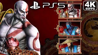 MORTAL KOMBAT Kratos PS5 Gameplay 4K 60FPS