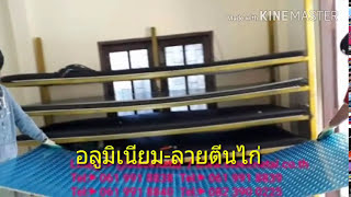 อลูมิเนียมลายตีนไก่ | แผ่นกันลื่น แข็งแรง น้ำหนักเบา ใช้งานได้หลากหลาย!