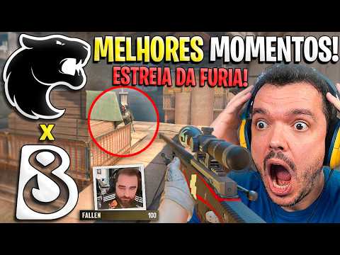 Gaules couldn't believe FURIA's debut! 🤯 FURIA x B8 (Highlights) ESL Pro League (Gaules)