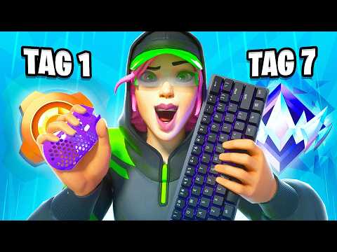7 TAGE MAUS & TASTATUR ENTWICKLUNG in FORTNITE! ⌨️