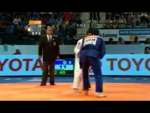 JUDO 2009 World Championships: Hiroaki Hiraoka 平岡 拓晃 (JPN) - Hovhannes Davtyan (ARM)
