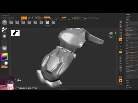 INSIDE 44 MECH DESIGN in ZBRUSH 0.2