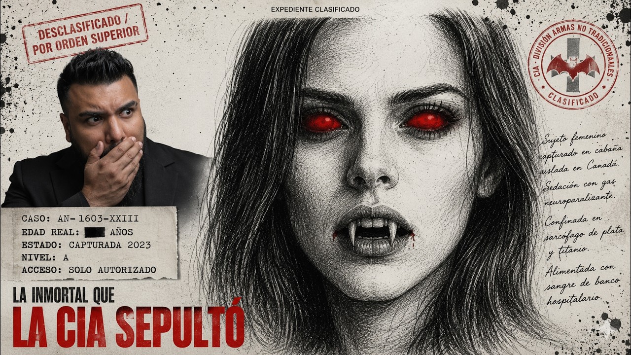 ¡ADVERTENCIA! la VAMPIRESA de 300 AÑOS que la CIA tiene PRISIONERA