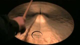 Video thumbnail for Dream Contact 22" Crash Ride (2551g) by Boston Drum Center
