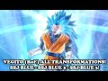 NEW RoF Vegito ALL Forms SSJ Blue SSB2 SSB3 Alternate What If Universe Dragon Ball Xenoverse 2
