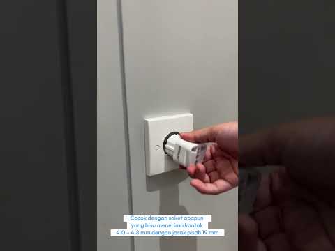 Gambar Krisbow Steker Arde Adaptor Travel Tanpa Switch - Putih