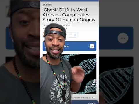 West African ghost DNA genetic history￼ 500,000 thousand years ago!