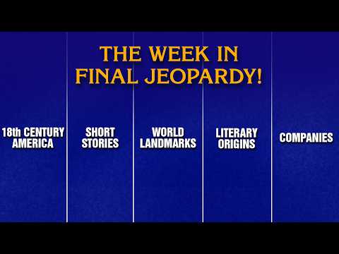 Final Jeopardy Answer Today