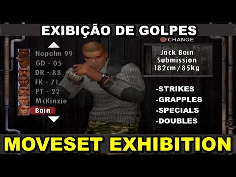 Bain - Moveset exhibition (URBAN REIGIN - PS2) *New edit