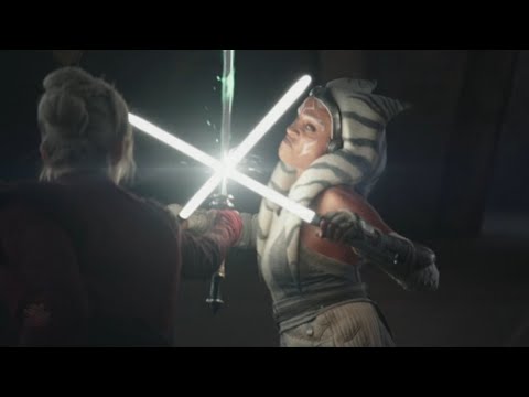 Ahsoka vs Morgan Elsbeth Full Fight Scene and Death Episode 8 Finale