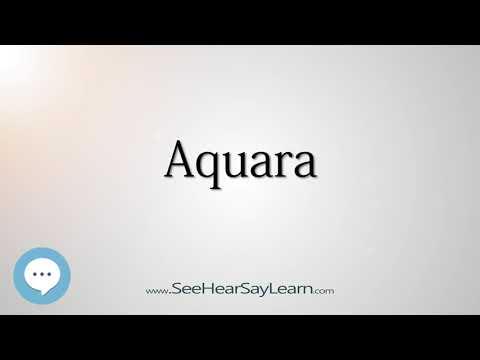 Aquara (How to Pronounce Cities of the World)💬⭐🌍✅