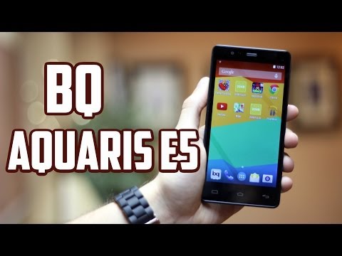 Bq Aquaris E5 HD, toma de contacto