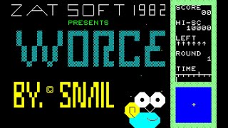 Sharp MZ-700 Game: Worce (1982 ZAT Soft)